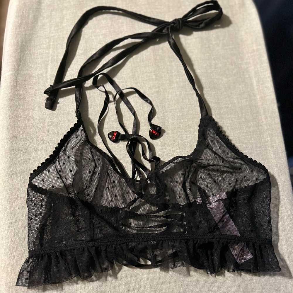 Savage X Fenty Black Caviar Lingerie set